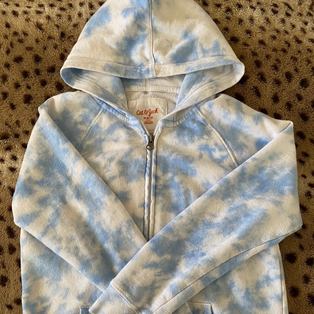 Cat and Jack girls zip up hoodie